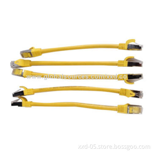 Cat6 Patch Cords, SFTP, 26AWG PVC Jacket 8P8C RJ45 Connector, BC Stranded Conductor, Twisted Pair
